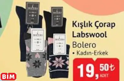 BOLERO KIŞLIK ÇORAP LAPSWOOL